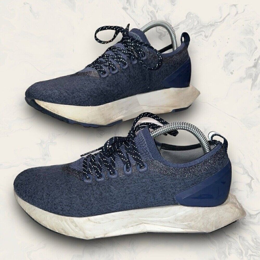 Allbirds Wool Flyer Mizzles Navy Hazy Indigo Running Shoes -Womens Size 9
